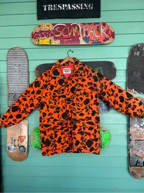 Vintage Woolrich Blaze Orange Camo Jacket